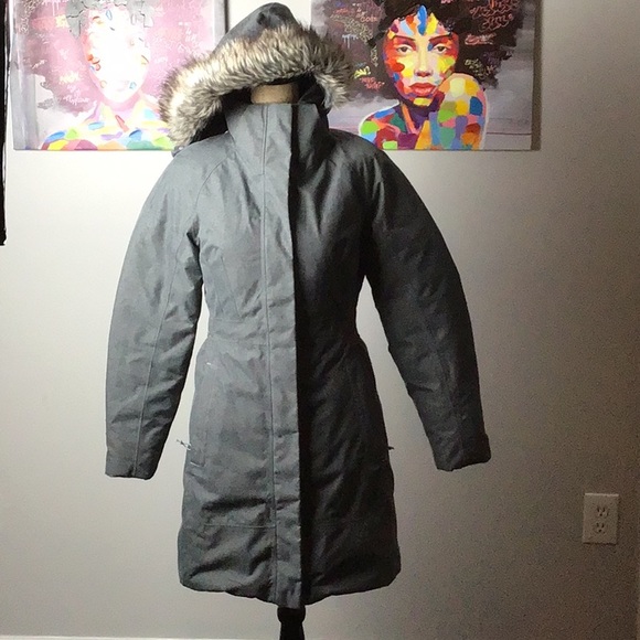 EUC North Face with hood sz S - Picture 3 of 7